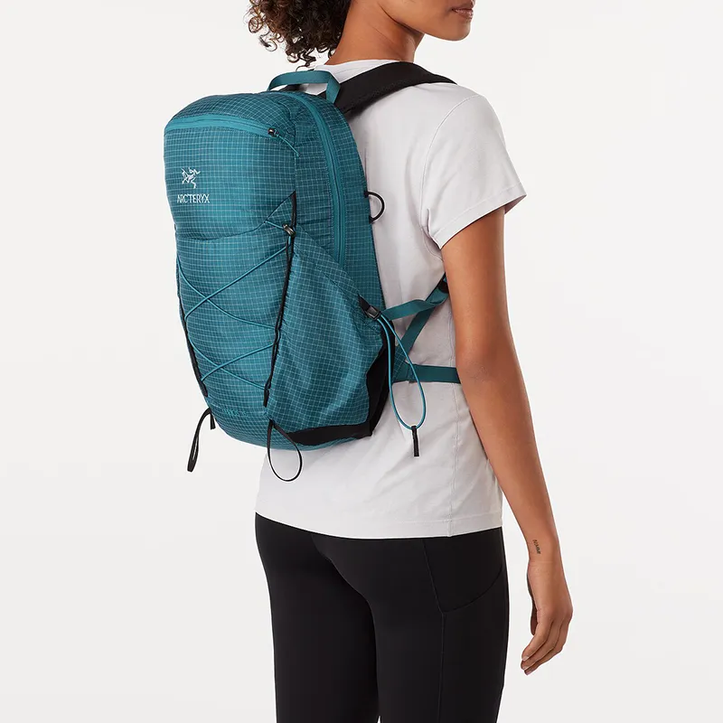 Arcteryx Nylon Backpack Regular Unisex Peacock Blue-3