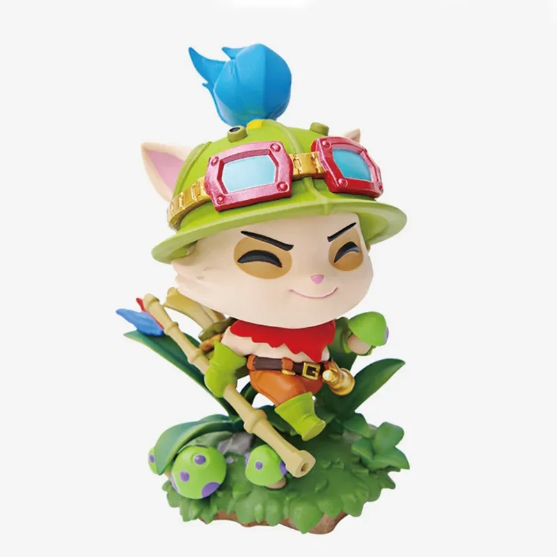 LEAGUE OF LEGENDS Teemo The Swift Scout League Of Legends Teemo The Swift Scout Chibi Figures 11cm-2