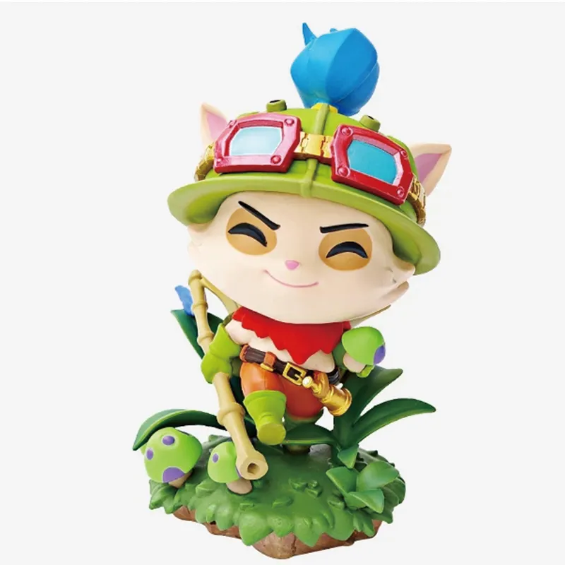LEAGUE OF LEGENDS Teemo The Swift Scout League Of Legends Teemo The Swift Scout Chibi Figures 11cm-1
