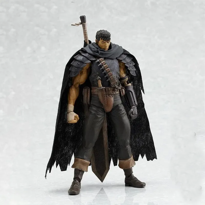 MAX Factory Guts Figma#120 Legend Of Black Swordsman, Black Swordsman Ver. Action Figures 16.5cm-3