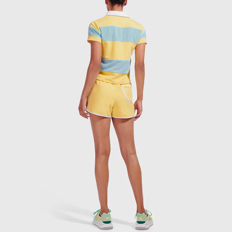 Staud X New Balance Polo Shirts Women's Yellow Blue-2