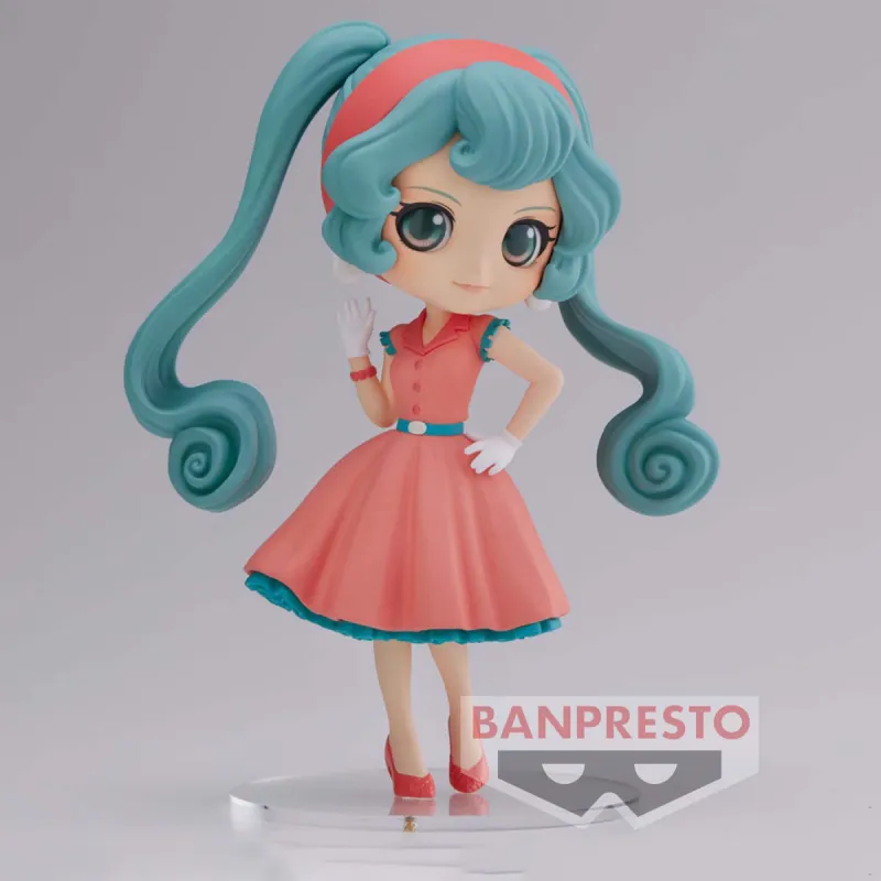 BANPRESTO Qposket Hatsune Miku Global Travel 1 Chibi Figures 14cm-1