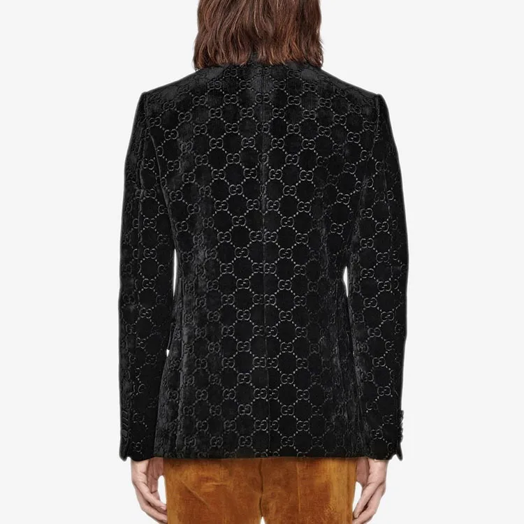GUCCI Business Suits Men Black-3
