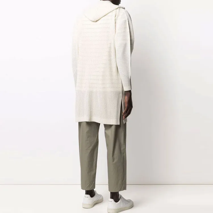 Homme Plissé Issey Miyake Trench Coats Men Beige-2