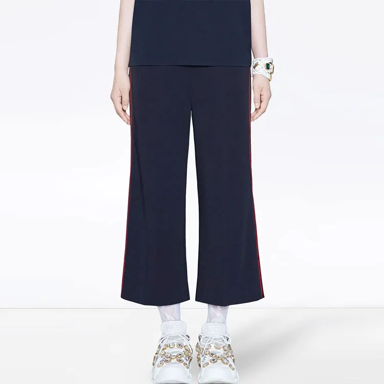 GUCCI Casual Pants Women's Blue-2
