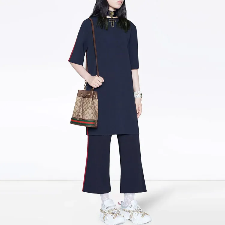 GUCCI Casual Pants Women's Blue-1
