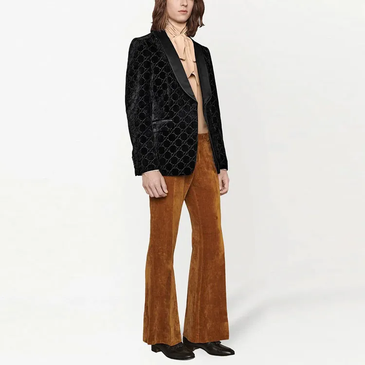 GUCCI Business Suits Men Black-1