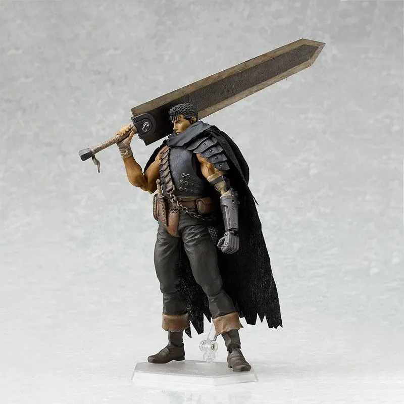 MAX Factory Guts Figma#120 Legend Of Black Swordsman, Black Swordsman Ver. Action Figures 16.5cm-1