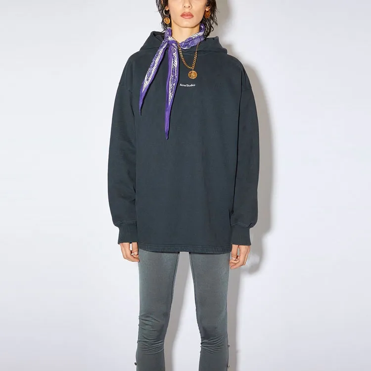 Acne Studios Logo Printed Long Sleeved Hoodie-1