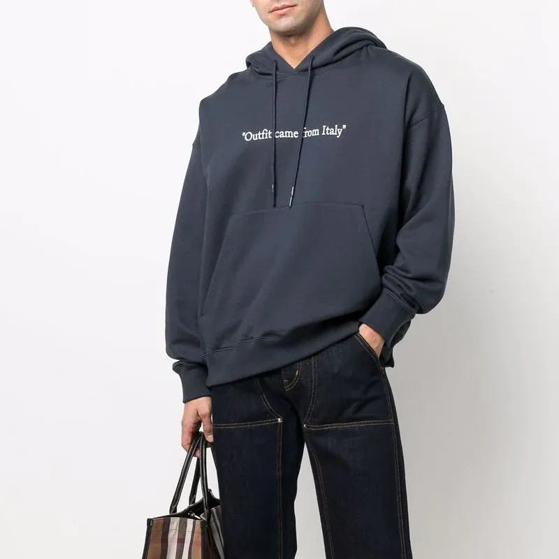 OFF WHITE 'Outfit Came From Italy' Print Hoodie-1
