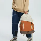 LiNing Fabric Laptop Backpack Regular Unisex Fiery Sand Yellow