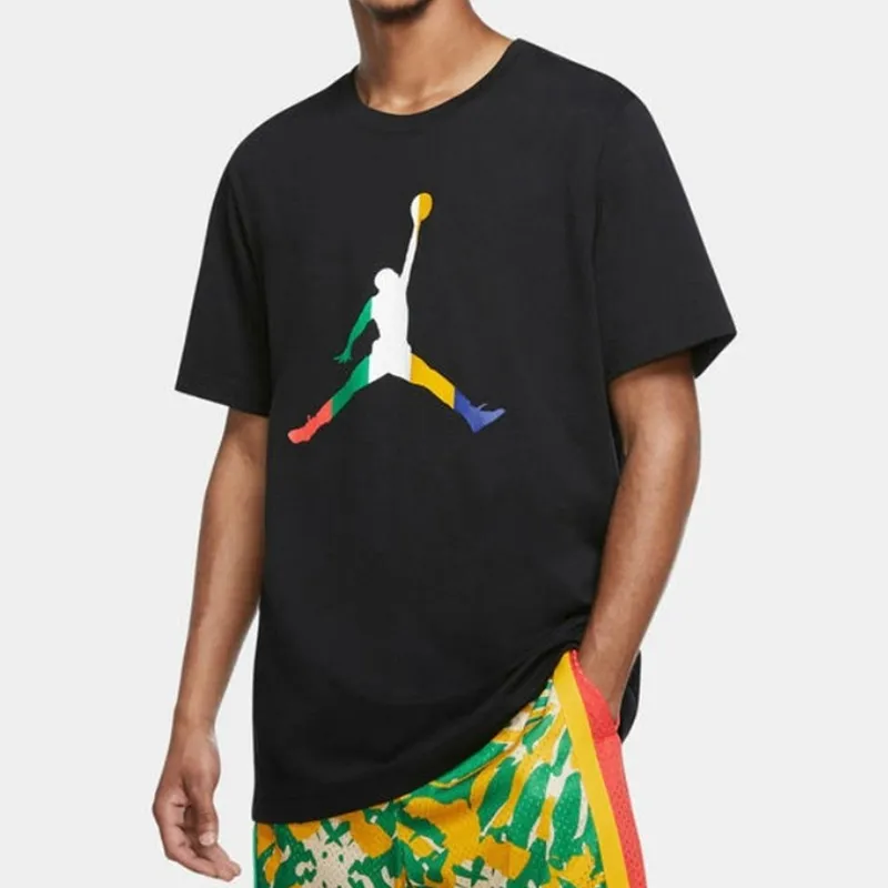 Jordan T Shirts Men Black-2