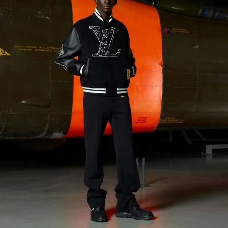 LOUIS VUITTON X Nba Leather Basketball Jacket-3