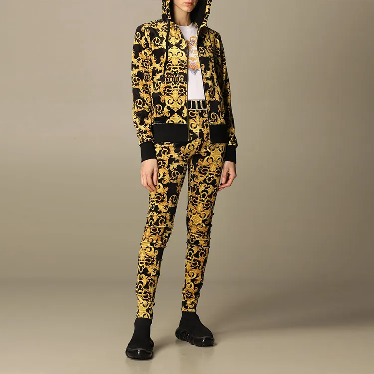 VERSACE JEANS COUTURE Sweatshirts Women's Gold-1