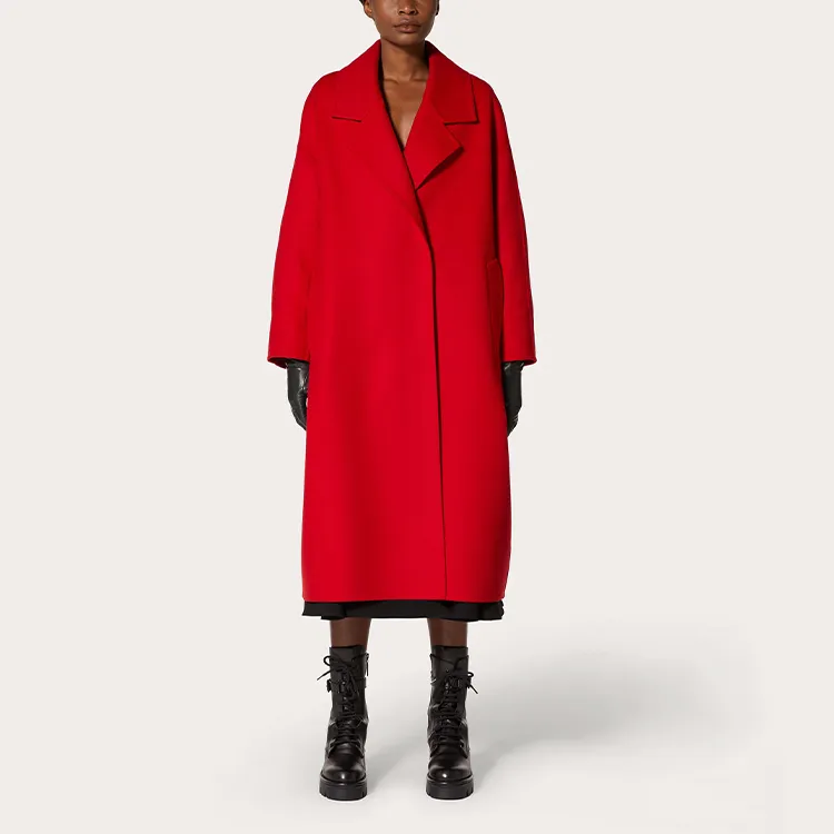 Valentino Velvet Jackets Women's Red-1