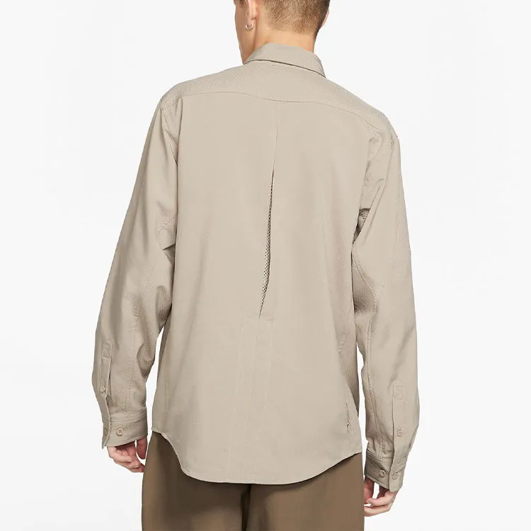 Nike Jackets Men Khaki-4