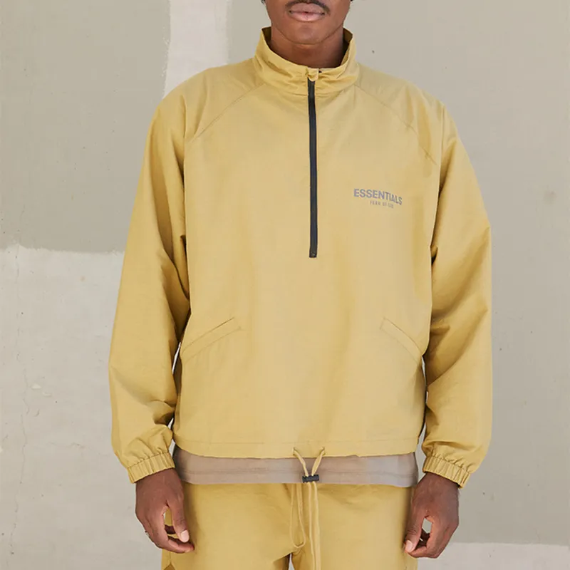 Fear Of God Essentials Half Zip Track Jacket-2