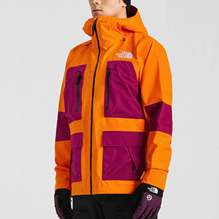 THE NORTH FACE Waterproof, Windproof, Thermal, Water Repellent Windbreaker Jacket Men's Orange-5