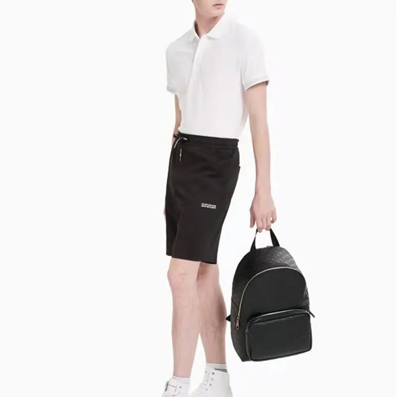 CALVIN KLEIN Polyurethane Backpack Regular Men's Black-7