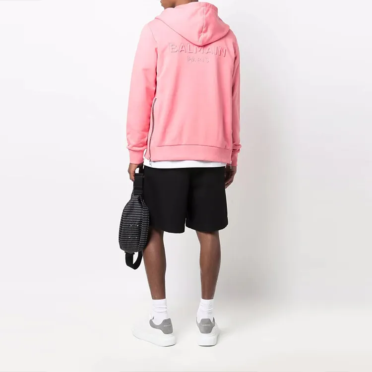 BALMAIN Sweatshirts Men Pink-2
