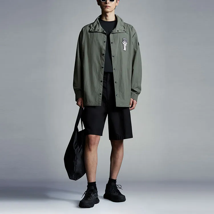MONCLER GENIUS Casual Shorts Men Black-1