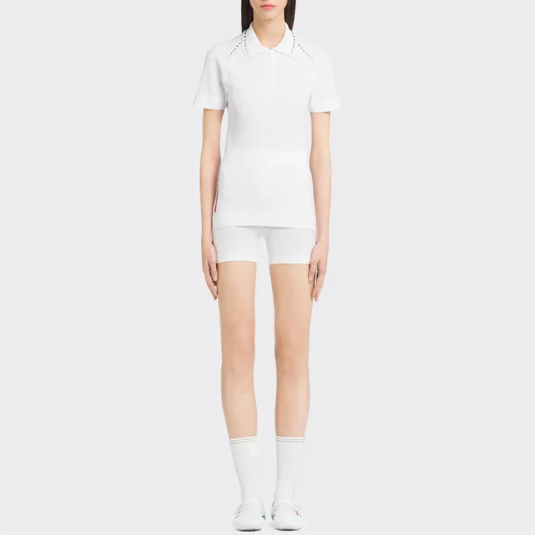 PRADA FW22 Polo Shirt Women's White-2