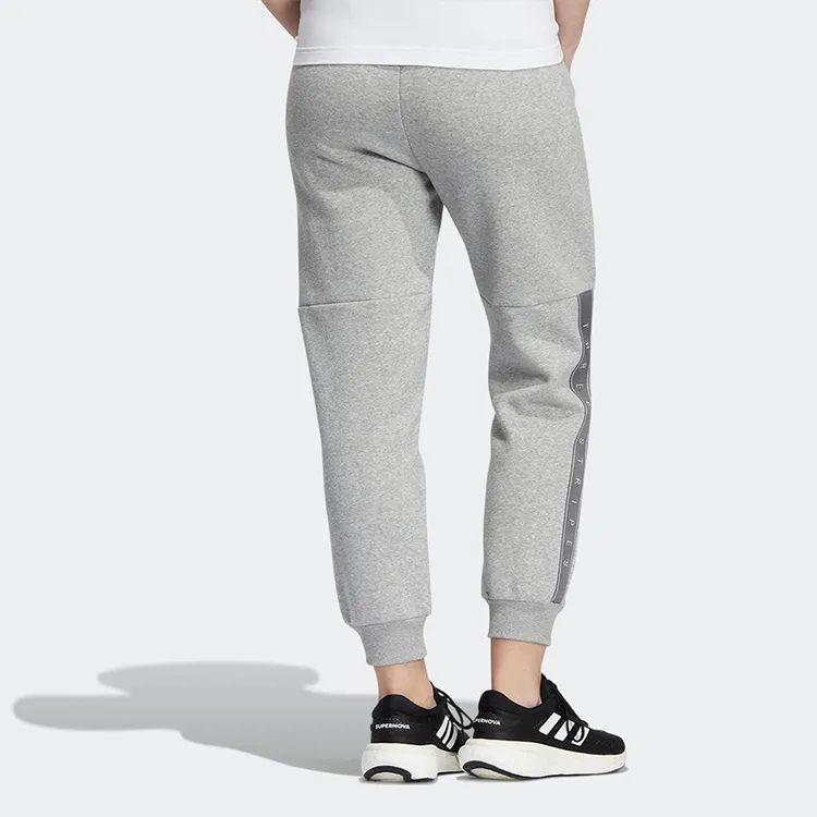 Adidas Knitted Sweatpants Women's Medium Gray-2