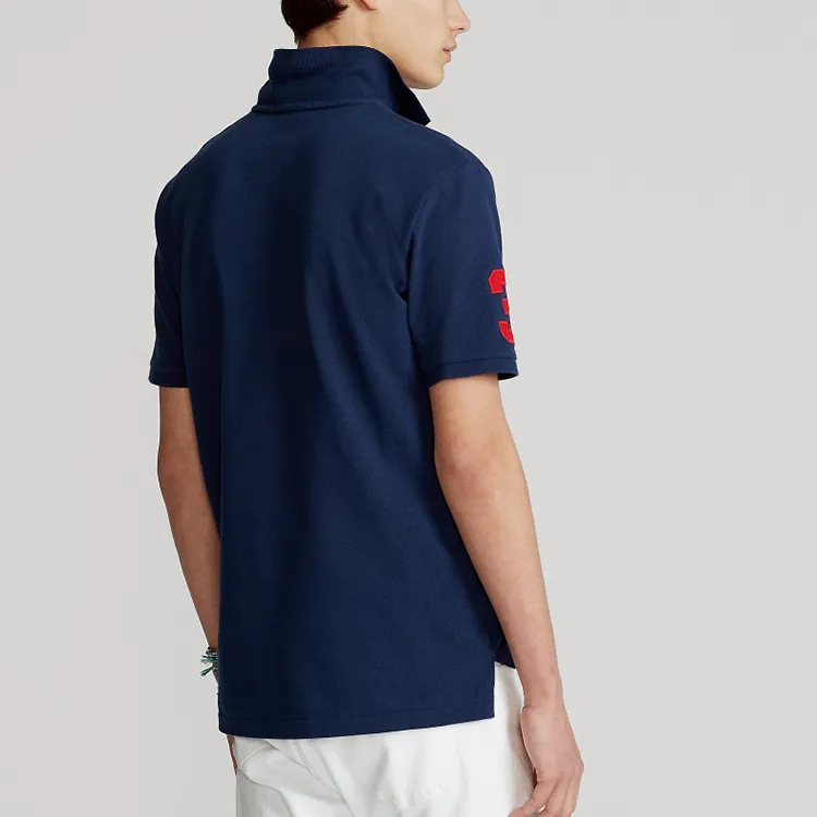Polo Ralph Lauren SS22 Polo Shirt Men's Marine Blue-2