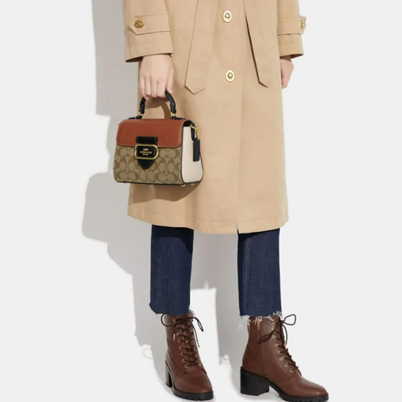 COACH Morgan 21 Top Handle Satchel-4