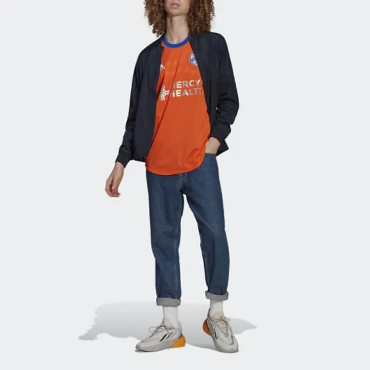 Adidas T-Shirts Men Orange-2