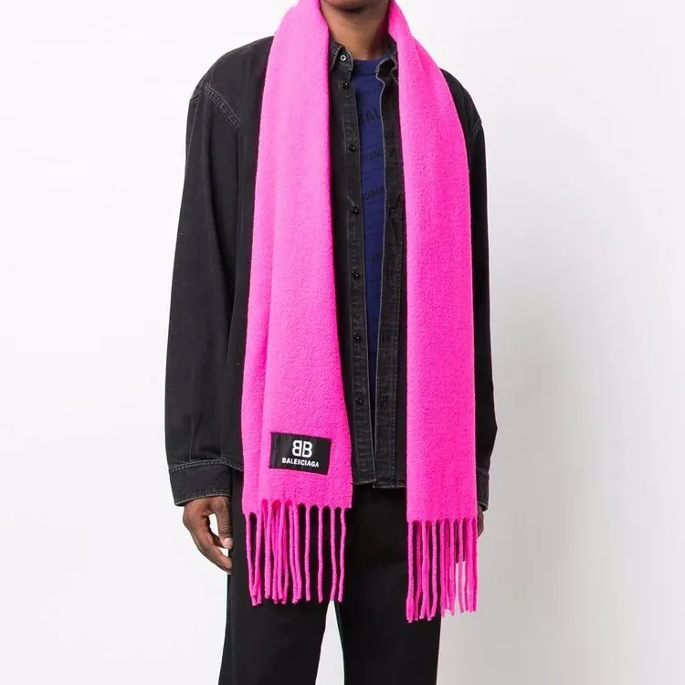 Balenciaga Fringed Scarf-1