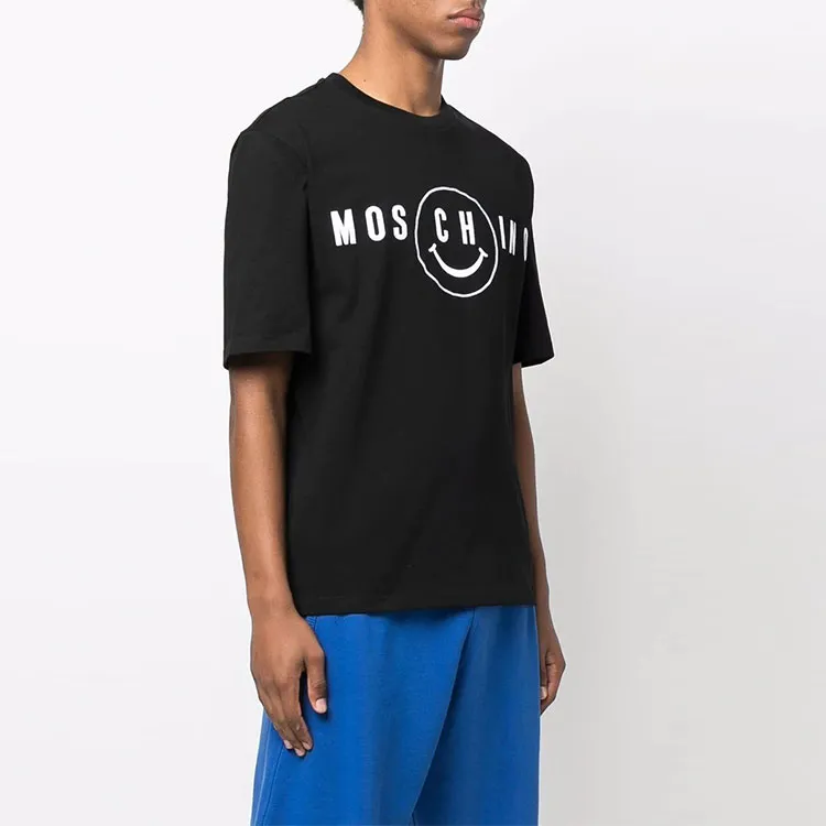 MOSCHINO T Shirts Men Black-2