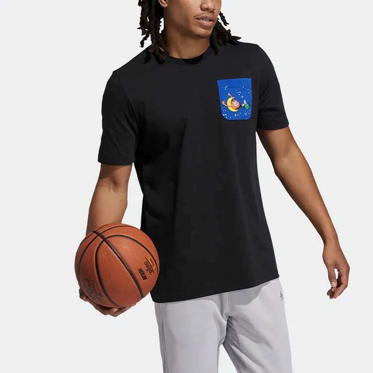 Adidas T Shirts Men Black-1