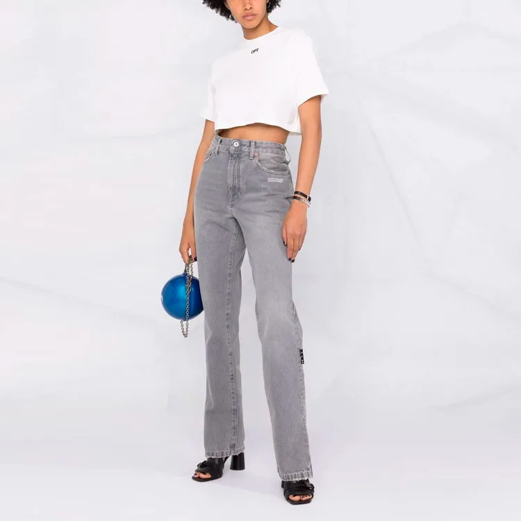 OFF WHITE SS21 Crop Tops Women's White-1