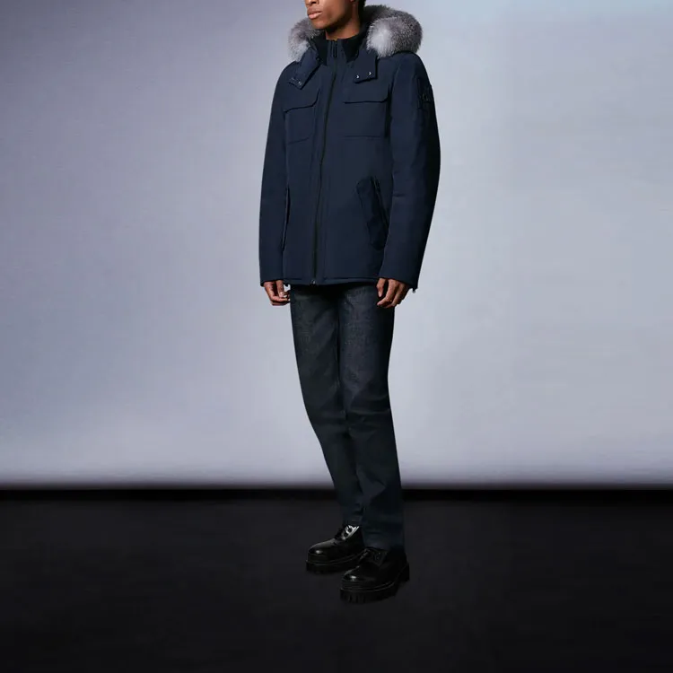 Moose Knuckles Down Jackets Men Navy-3