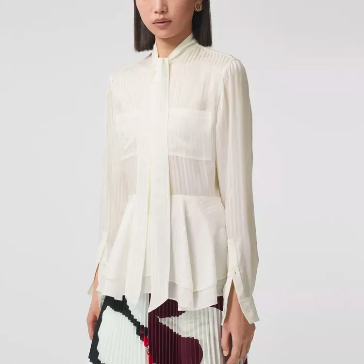Burberry Shirt Women's Natural White-3