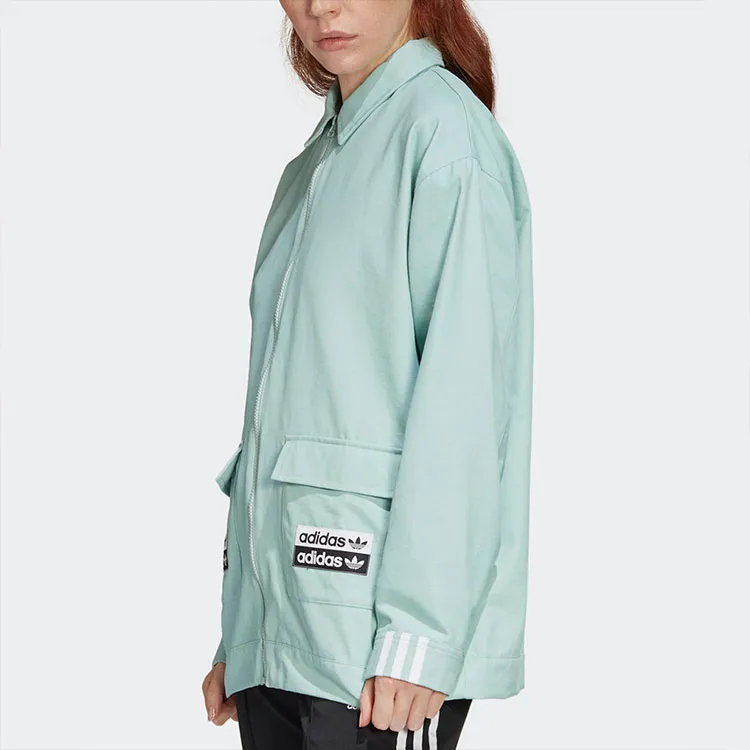 Adidas Originals Jacket Women's Green-4