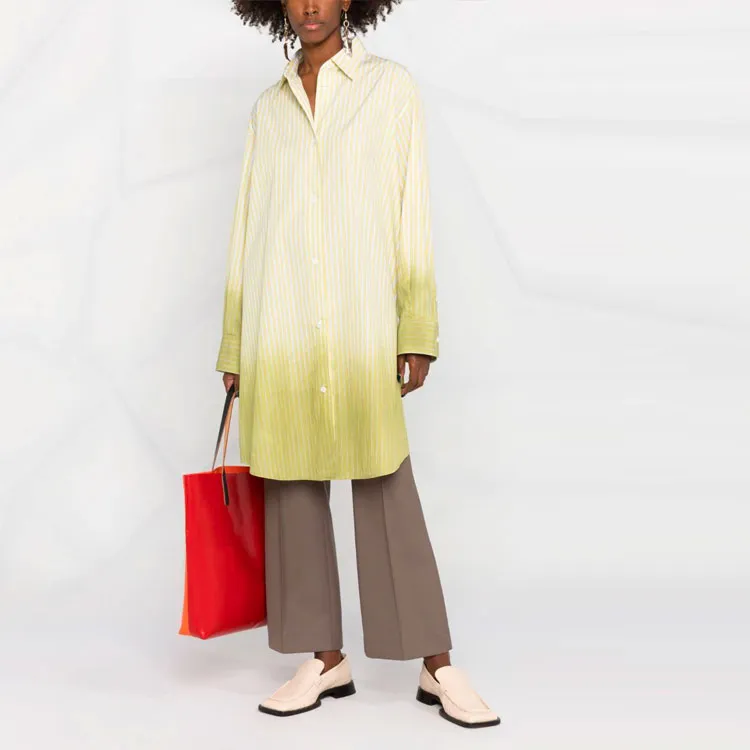 MARNI Striped Buttoned Long Sleeved Shirt-2