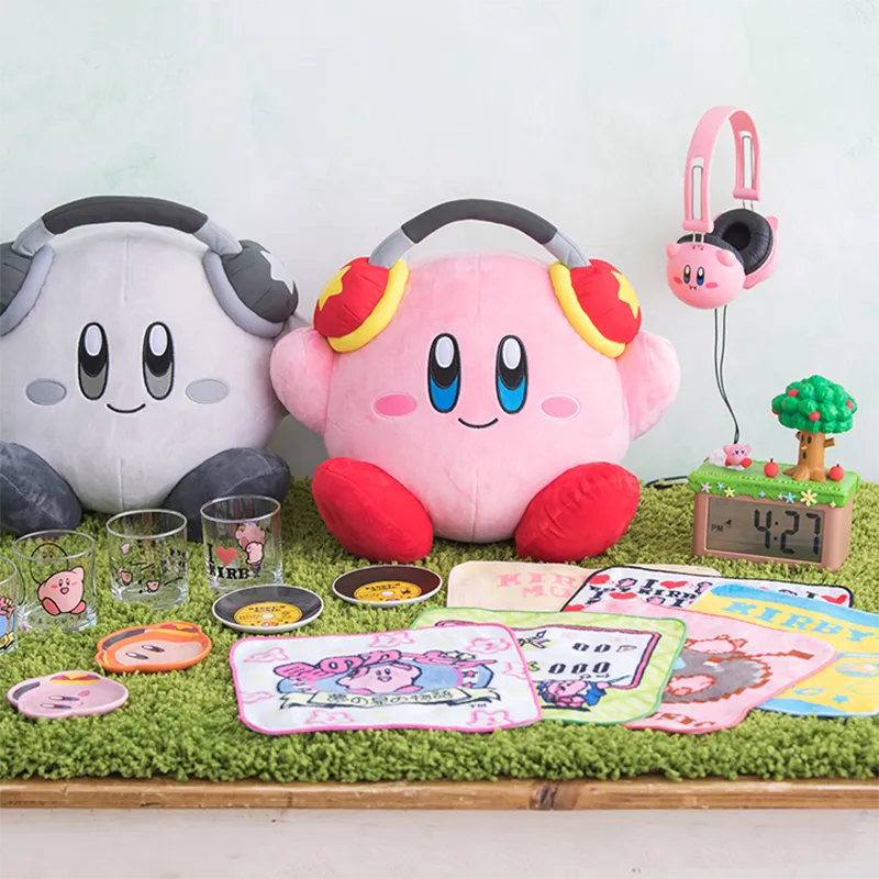 BANPRESTO A Reward Model A Kirby Kirby Wearing Headphones Dolls Plush Doll 25cm High-1