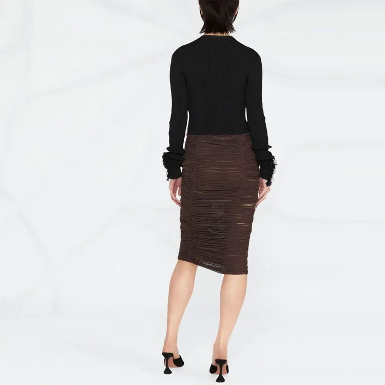 BALMAIN Embellished Ribbed Cardigan-4