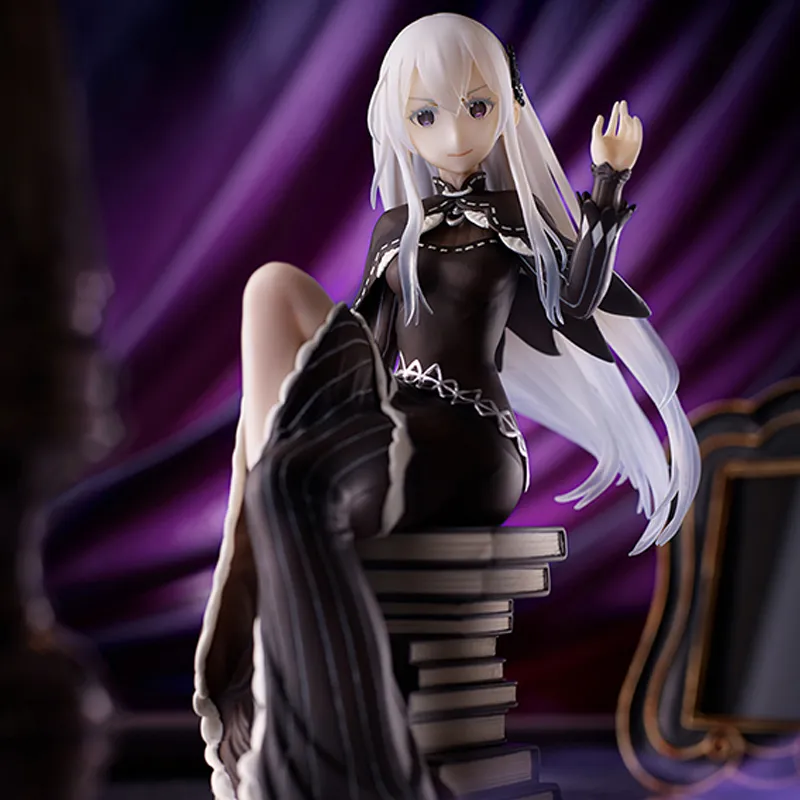 BANPRESTO Echidna Glass Factory Ichiban Kuji Starting From Zero Drowsy Tea Party A Shou Scale Figures 15.9cm-1
