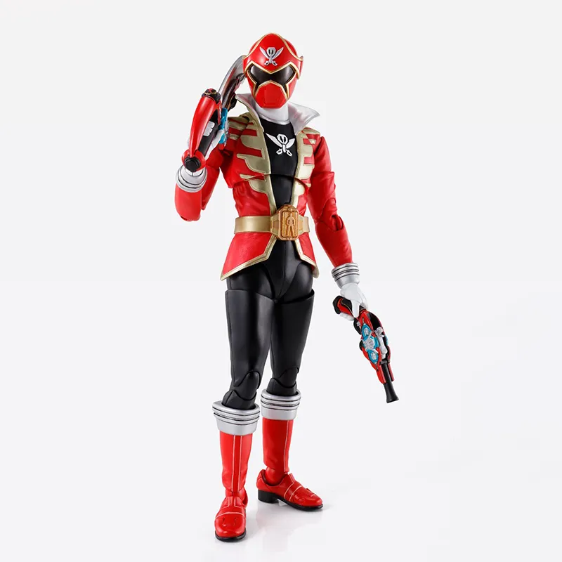 BANDAI S.H.Figuarts Real Bone Carving Technique One Piece Pirate Warriors Fast Red Action Figures 14.5cm-2