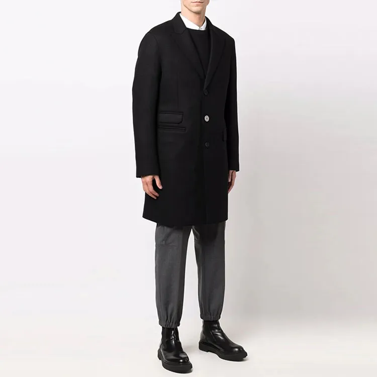 Neil Barrett Coats Men Black-3