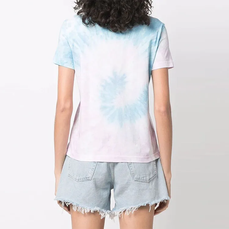 VERSACE T Shirts Women's Blue Purple Combination-3