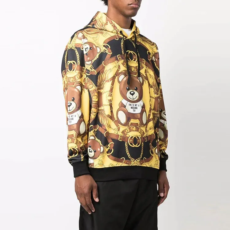MOSCHINO Sweatshirts Men Yellow-3