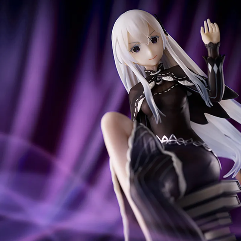 BANPRESTO Echidna Glass Factory Ichiban Kuji Starting From Zero Drowsy Tea Party A Shou Scale Figures 15.9cm-2