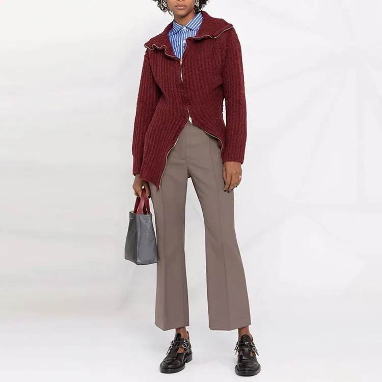 MARNI Fitted Sweater Women's Dark Red-1