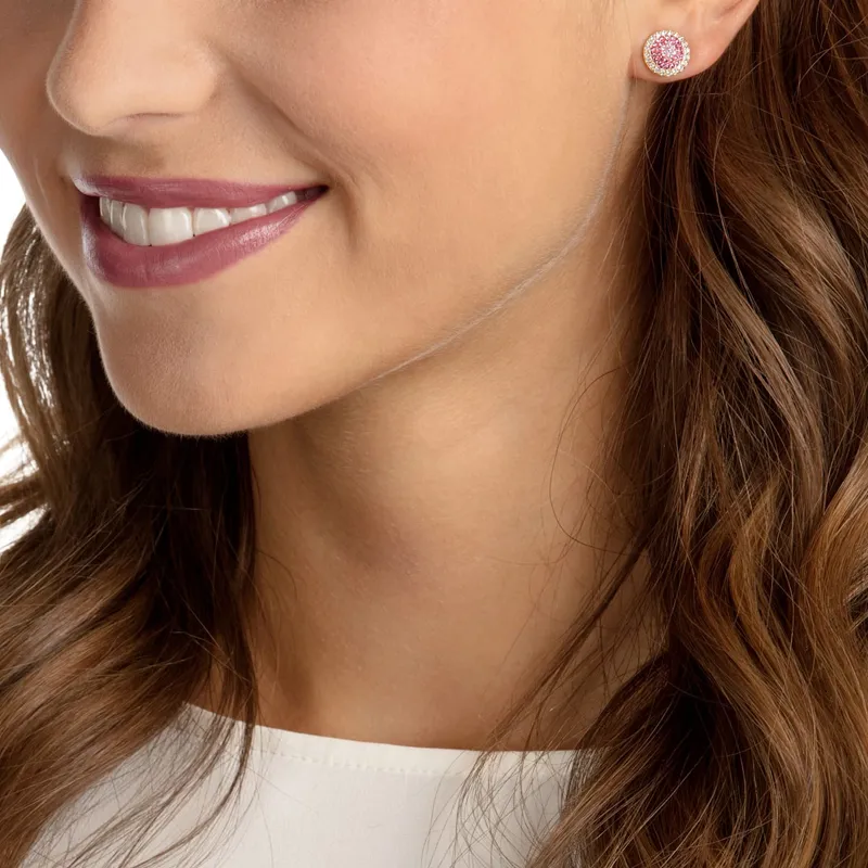 Swarovski No Regrets Stud Earrings Women's Multicolor-4