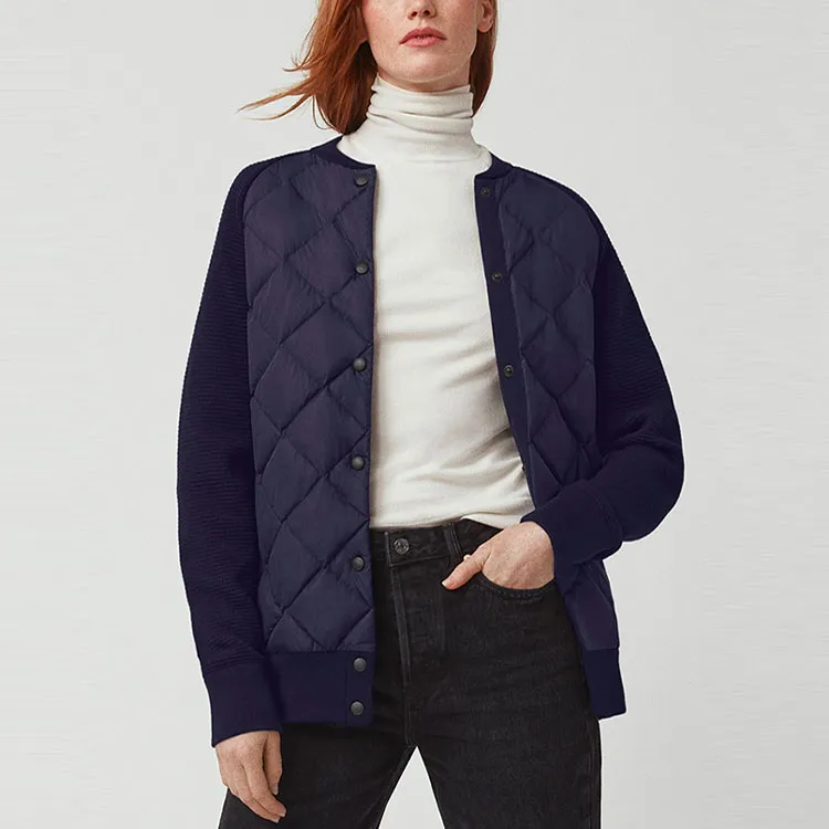 Canada Goose Down Jacket Women's Dark Blue-5