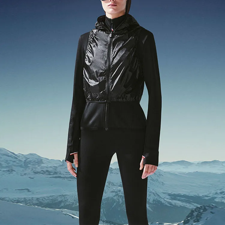 Moncler Panelled-bodice Hooded Jacket-1